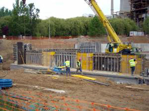 ampliacion de planta de aguas residuales en la Central Térmica de Compostilla Ponferrada